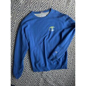 Men's Champion blue sweatshirt Medium